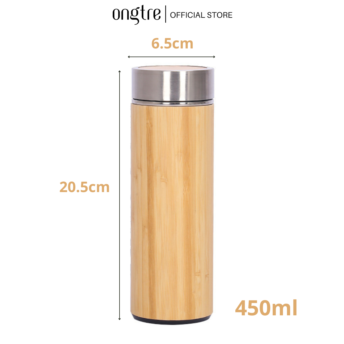 Bình giữ nhiệt vỏ tre 350/400ml