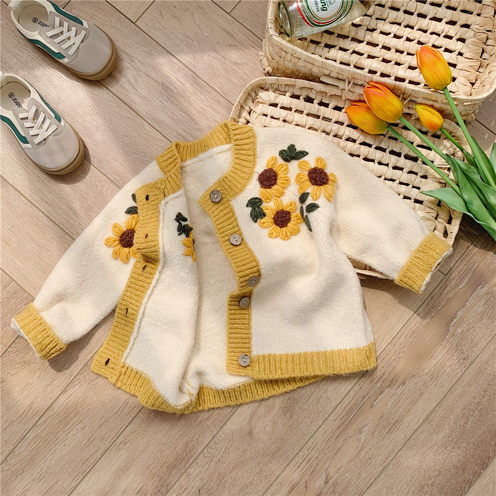 [Pre-ORDER] Áo len bé gái style Hàn Quốc