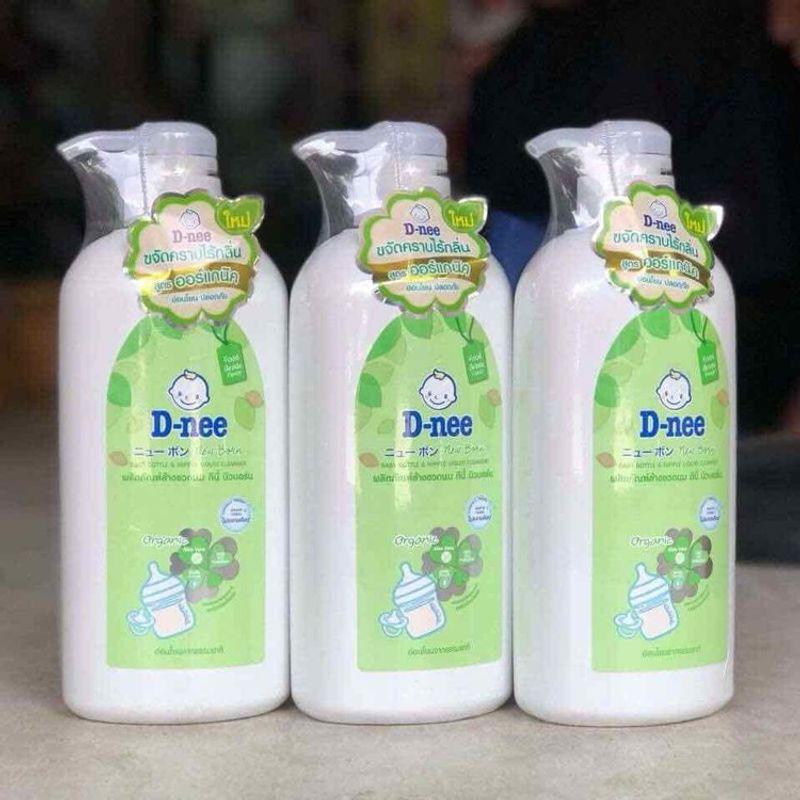 Nước súc rửa bình sữa Dnee Thái Lan 620ml