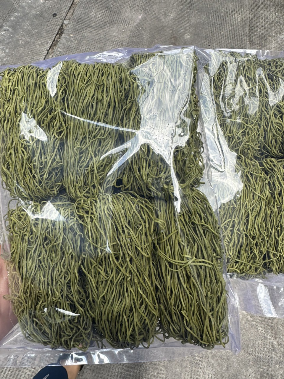 Mì cải Kale thanh mát tăng xơ Lunon hộp lớn 1kg (28-30 nắm), mì rau kale không chiên
