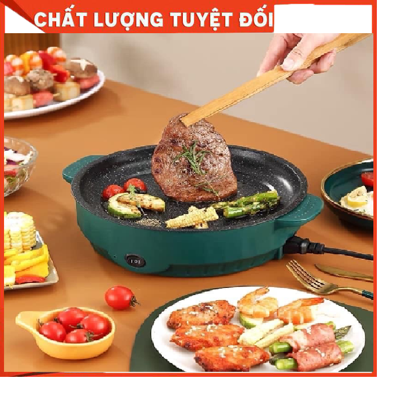 Roast stove electric Korean type, pan roast meat, fried-resistant multi-purpose size 22cm extra convenience