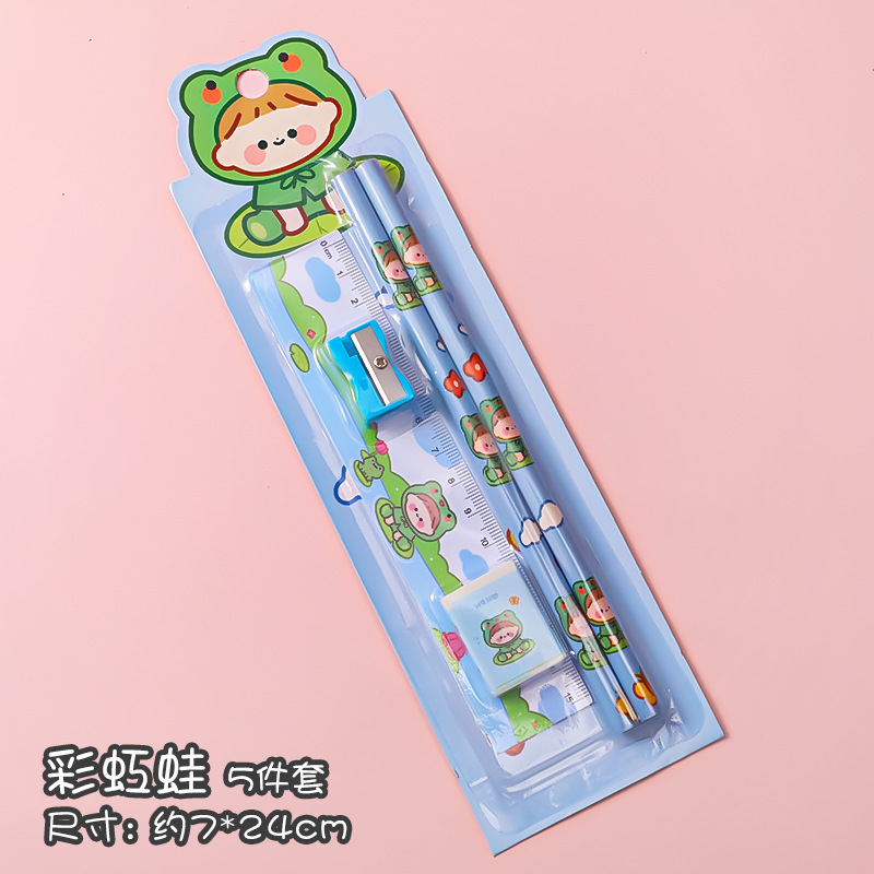 Learning Kits, set cartoon School 5 dish cute for baby boys Girls