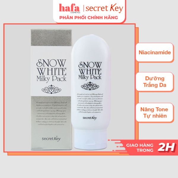 Kem tắm trắng toàn thân Secret Key Snow White Milky Pack 200g _ Secret Key Chính Hãng giá rẻ