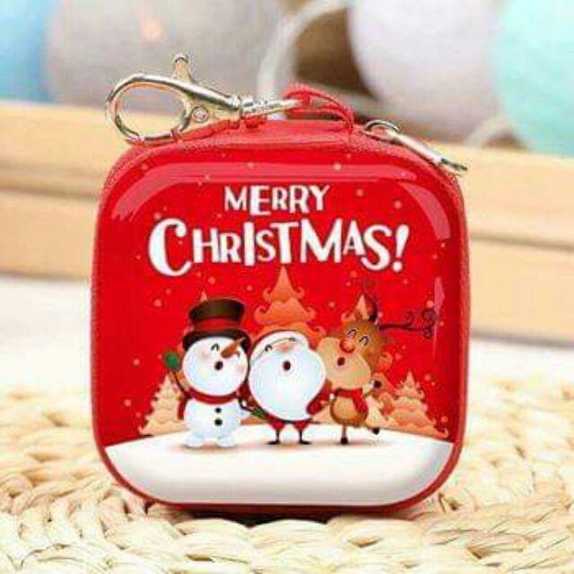 Ví NOEL vuông mini có móc khóa