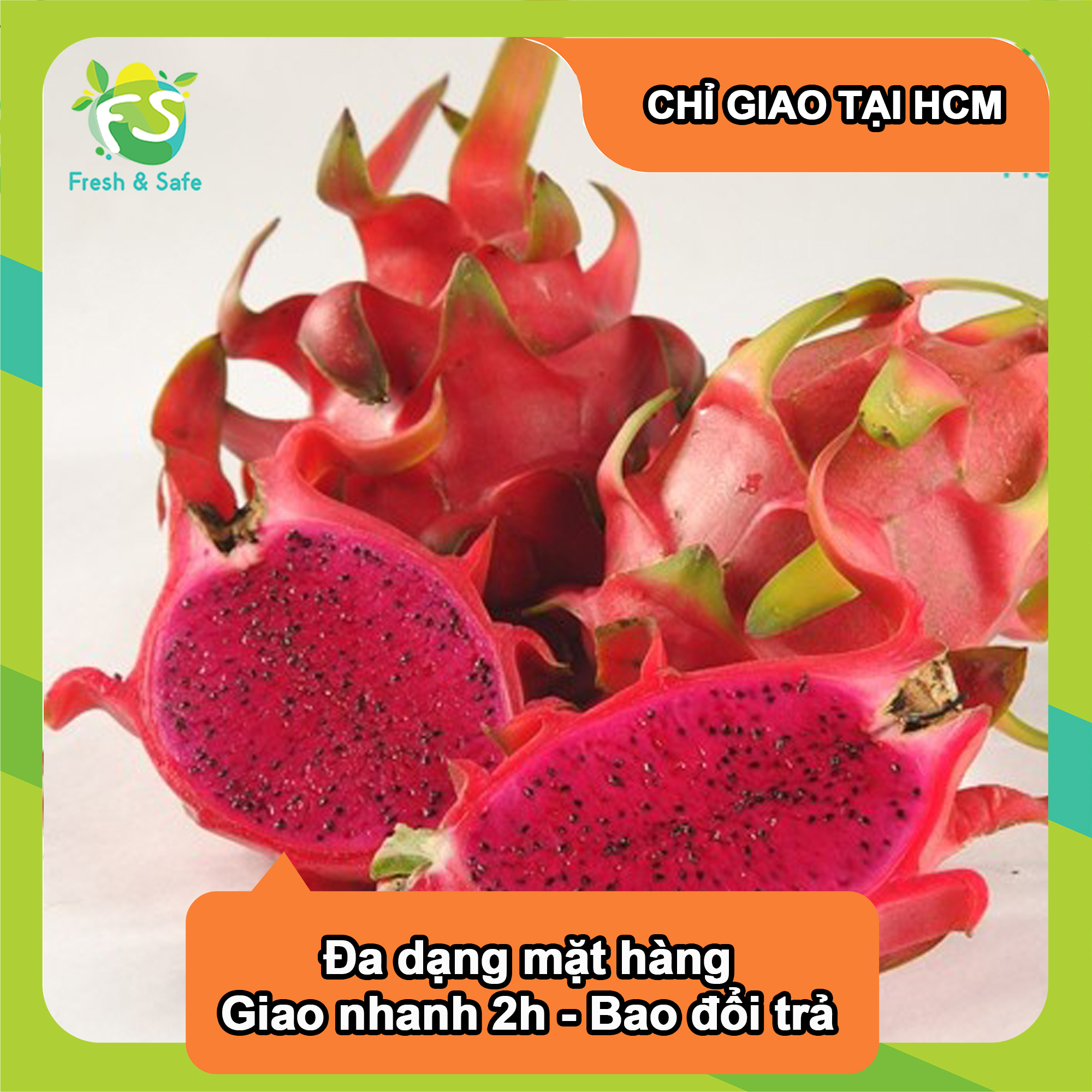 [Chỉ Giao HCM] Thanh Long Ruột Đỏ - trái 600g