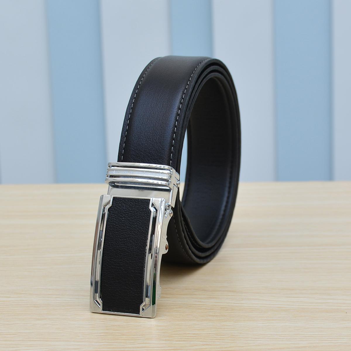Thắt Lưng Nam Da Bò Thời Trang Shakavn SK509 (màu đen)