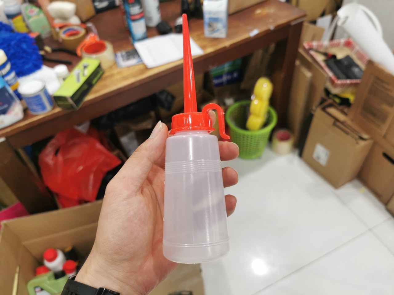 [HCM]Bình Châm Nhớt Có Vạch Bình Tra Dầu Máy 150ml