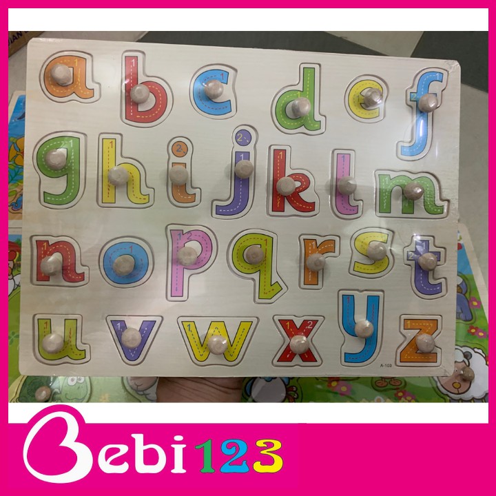 Bộ Lắp Ráp Hình Có Núm Dễ Cầm Cho Bé