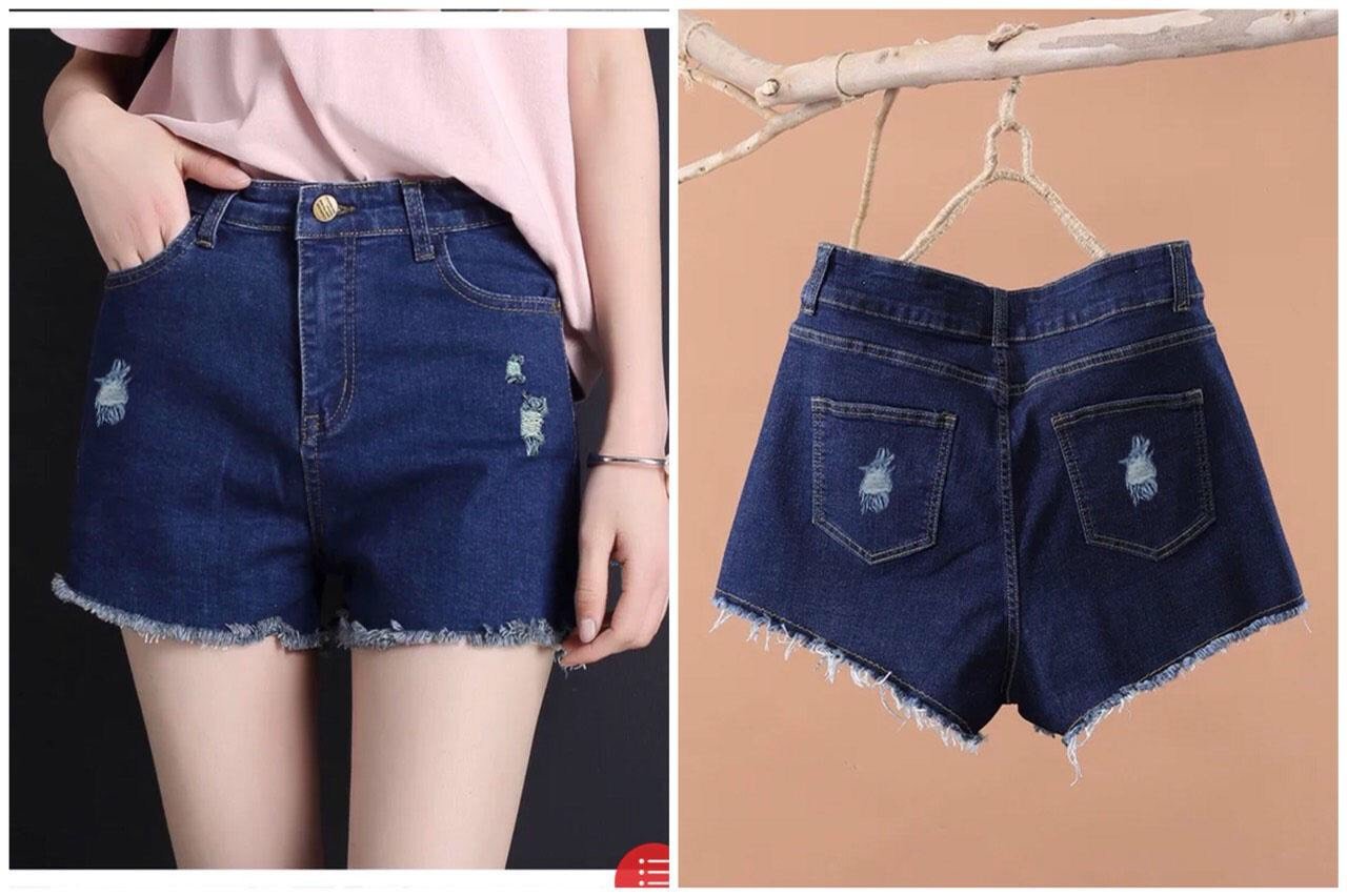 [HCM]Quần short jean nữ co giãn thời trang cao cấp
