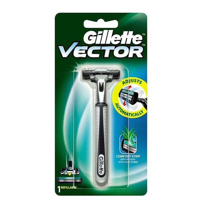 dao cạo râu Gillette Vector và Bọt cạo râu Gillette 50g
