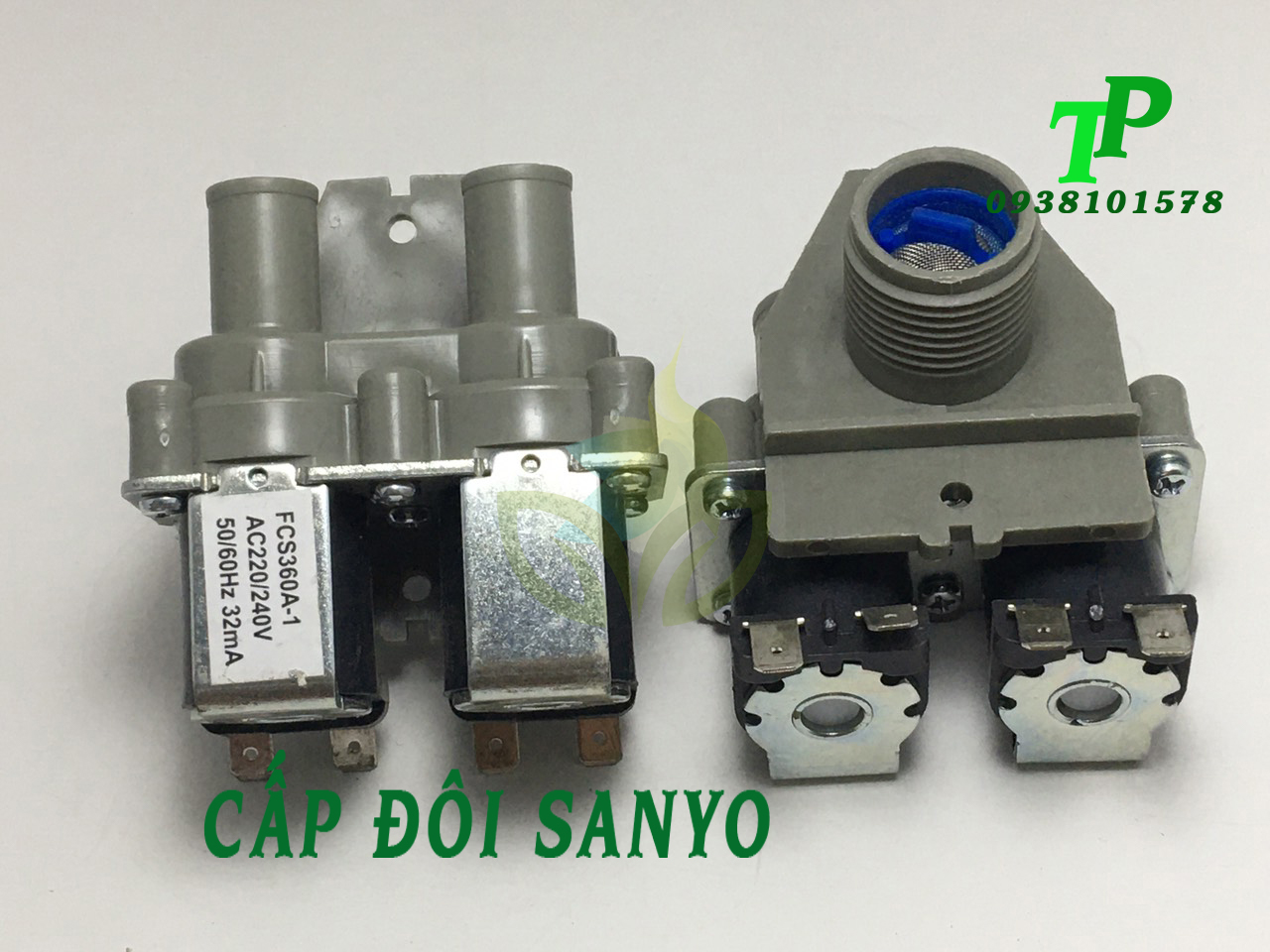 Van Cấp Nước Máy Giặt Đôi Sanyo, Van Cấp Đôi Sanyo