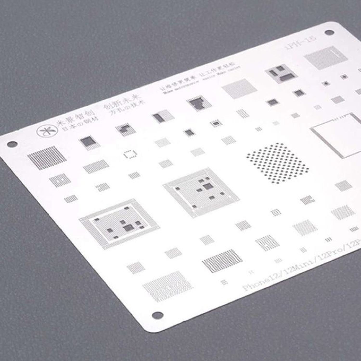 Vỉ iph-15 làm chân ip 12/12pro/12promax/mini đủ các ic hãng mijing