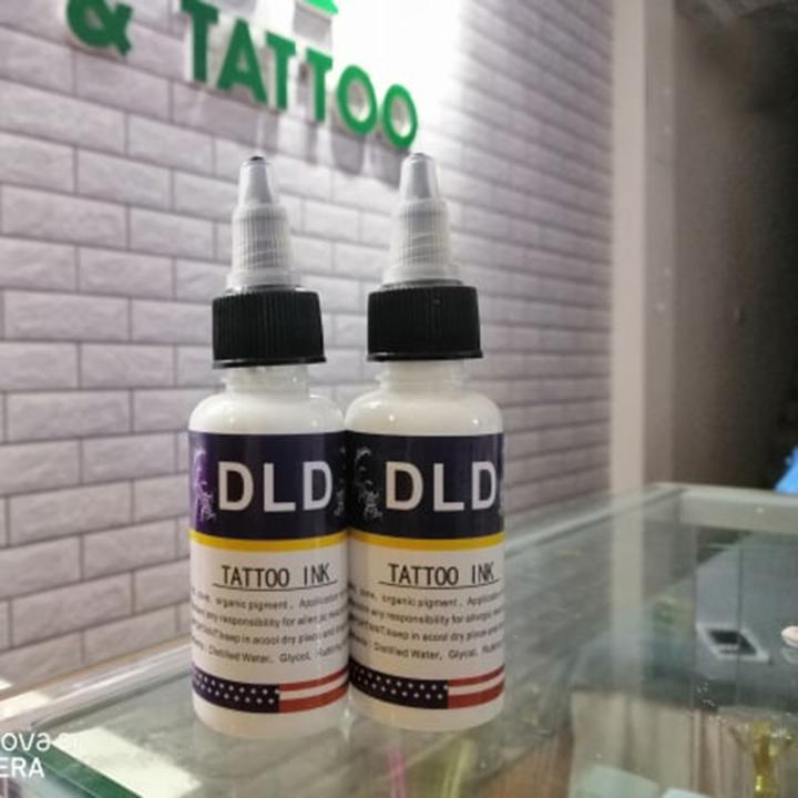 MỰC XĂM HÌNH TATTOO DLD SNOW WHITE OPAQUE TRẮNG