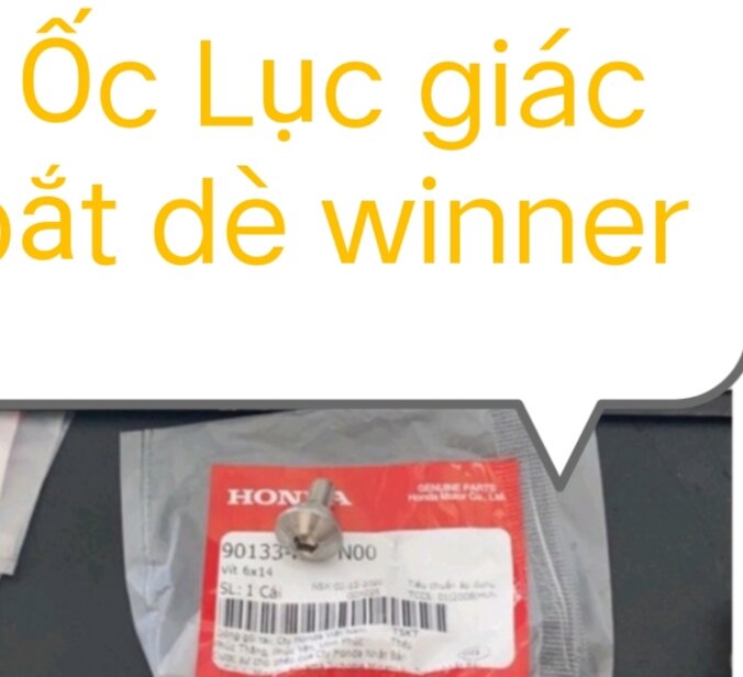 A Ốc Lục giác bắt dè trước Winner zin chính hãng Honda