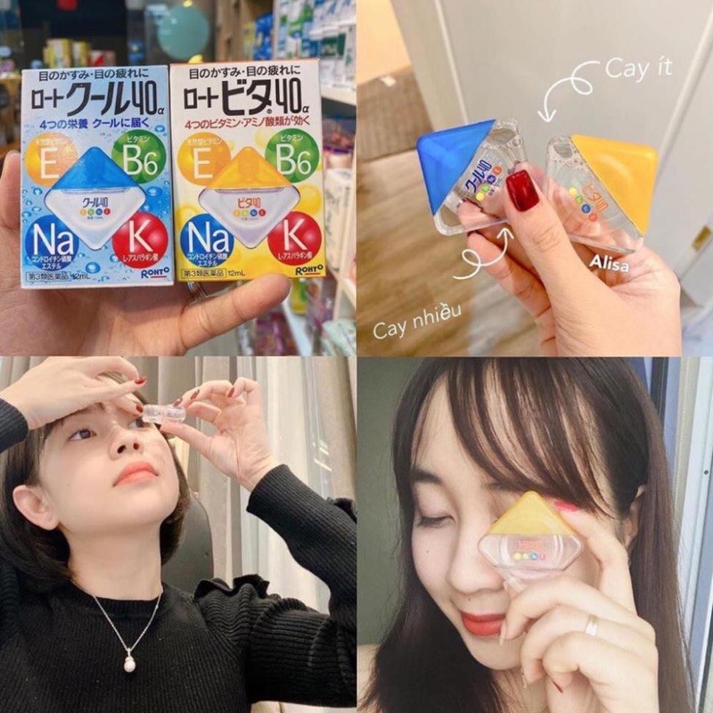 .T.h.u.ố.c. nhỏ mắt nội địa Nhật rohto