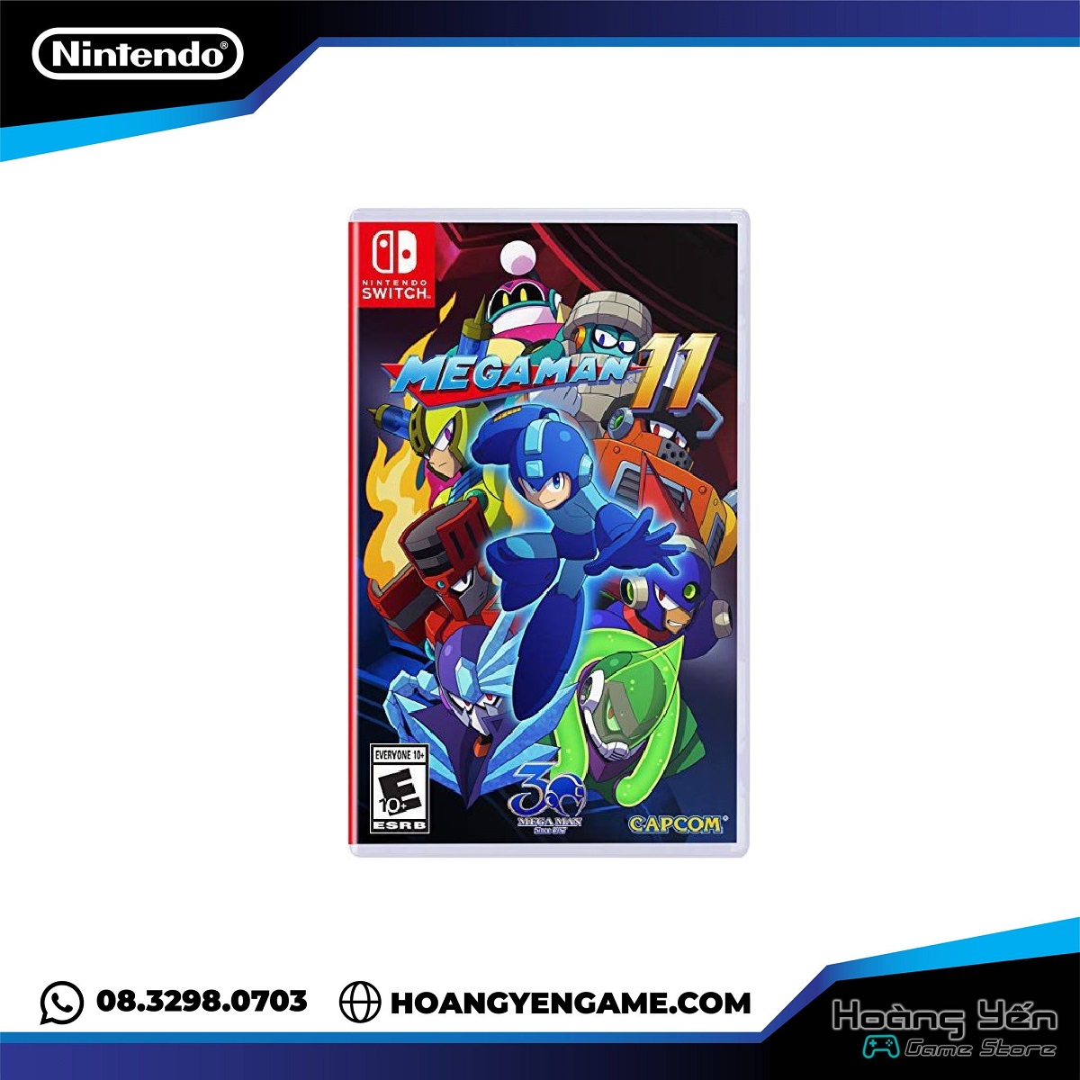 Băng game Mega man 11 Nintendo Switch