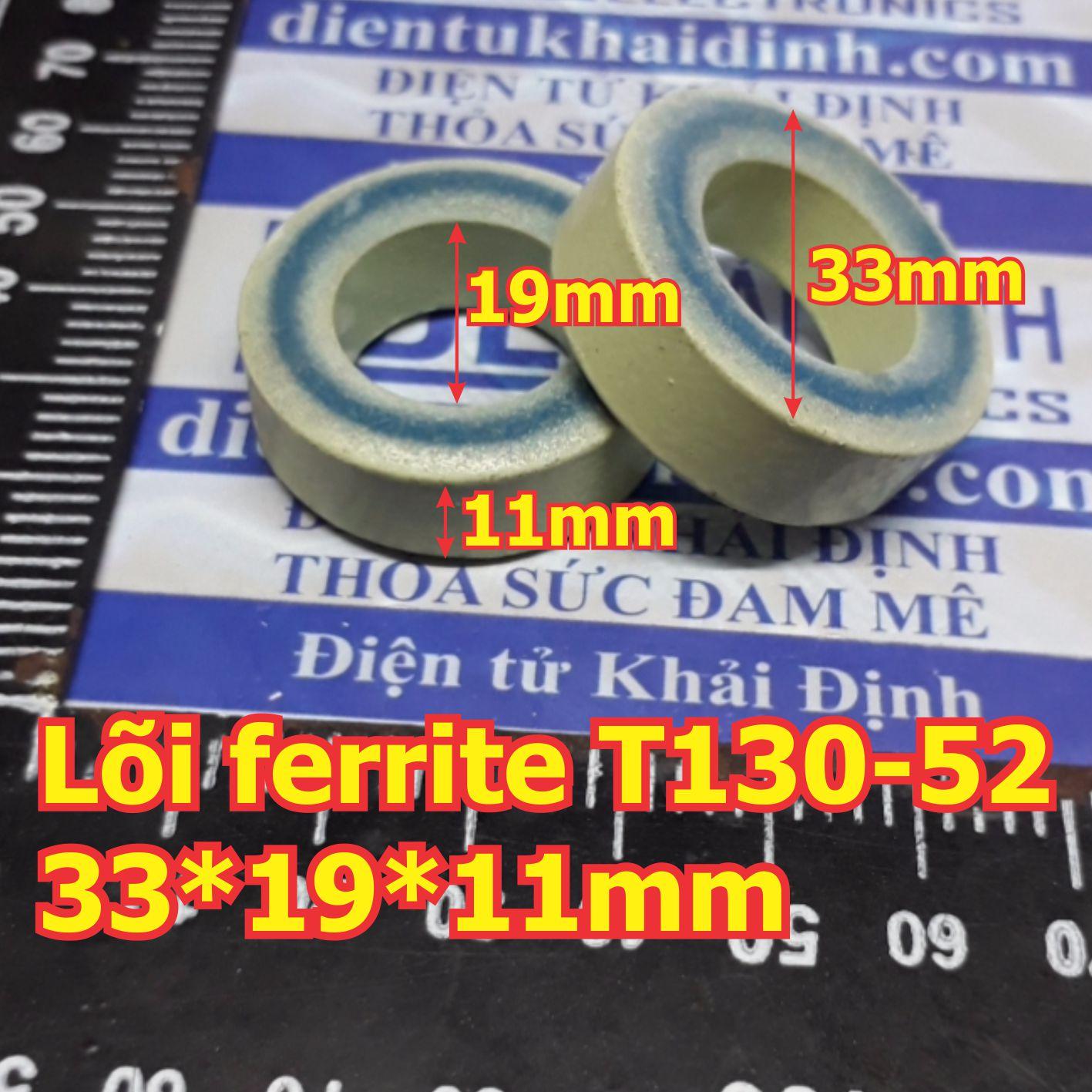 5 cái lõi ferrite vòng xuyến T130-52, 33*19*11mm, xanh kde2299