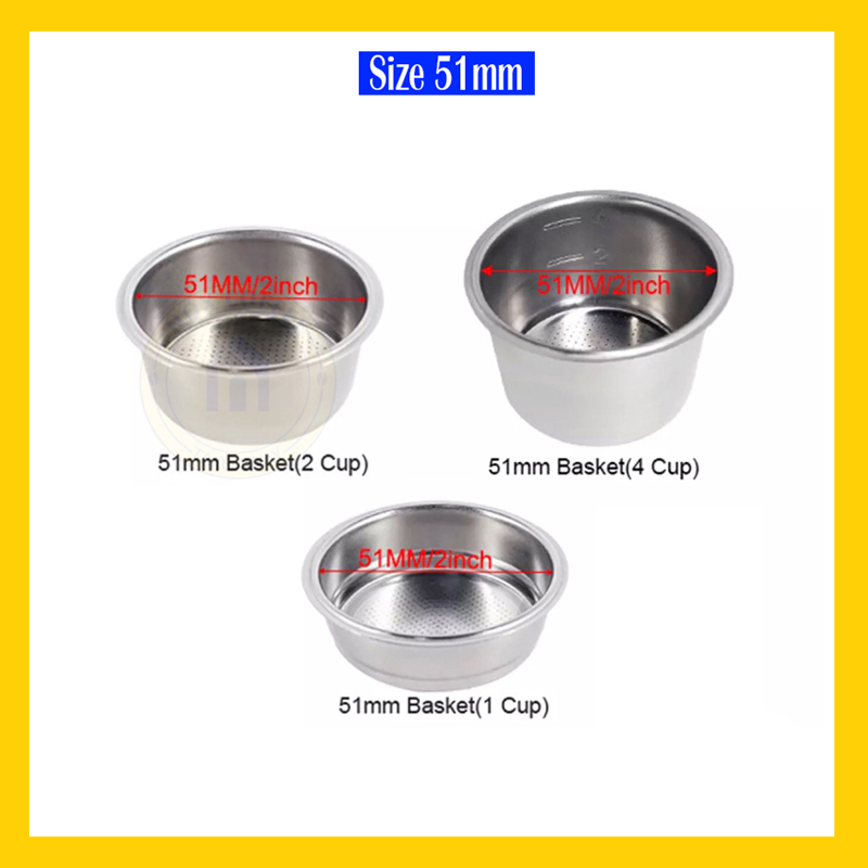 Giỏ Lọc Cà Phê 58; 54; 51mm | Filter Basket