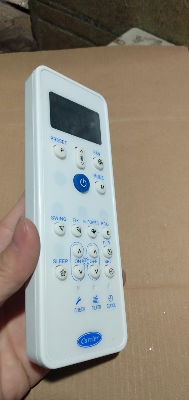 điều khiển điều hòa Carrier