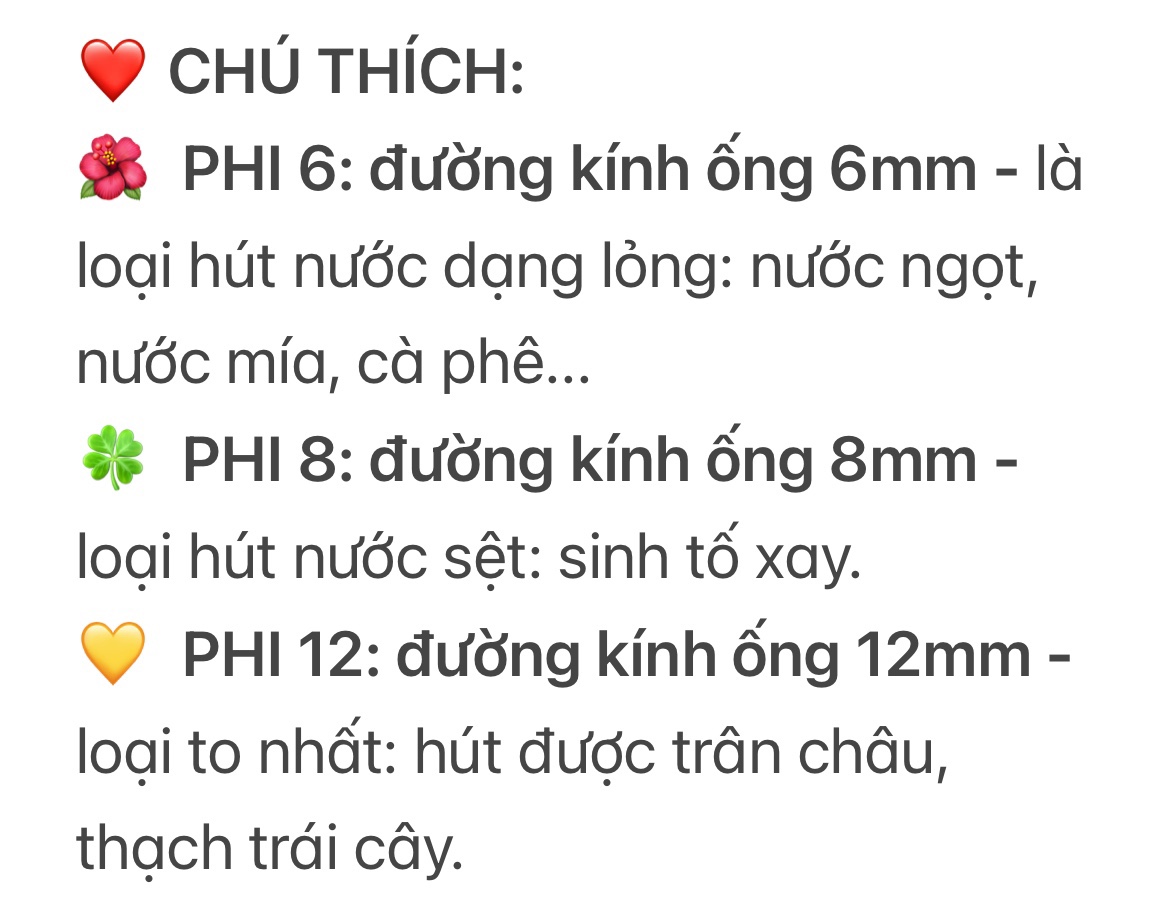 ỐNG HÚT ĐEN PHI 8 (MỘT ĐẦU NHỌN) - 500gr/bịch