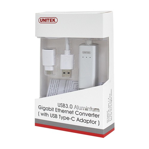 CÁP USB - LAN (3.0) Unitek Y 3464A , ĐĐ TYPE C