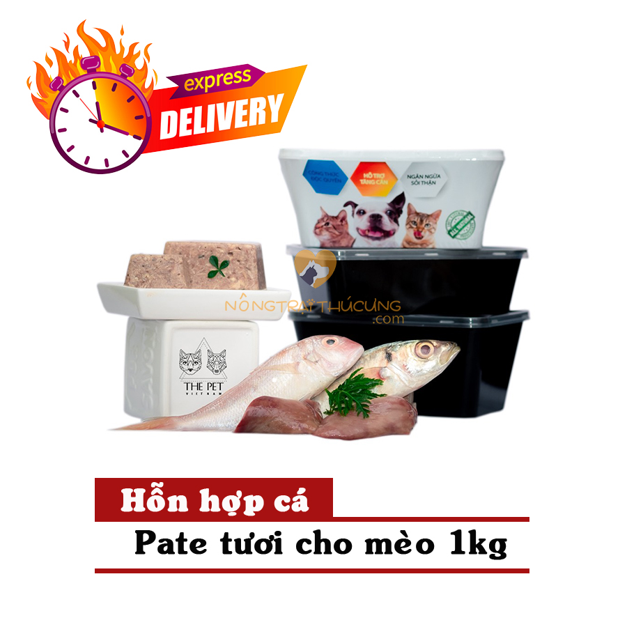 PATE TƯƠI THE PET CHO CHÓ MÈO - [Nông Trại Thú Cưng]
