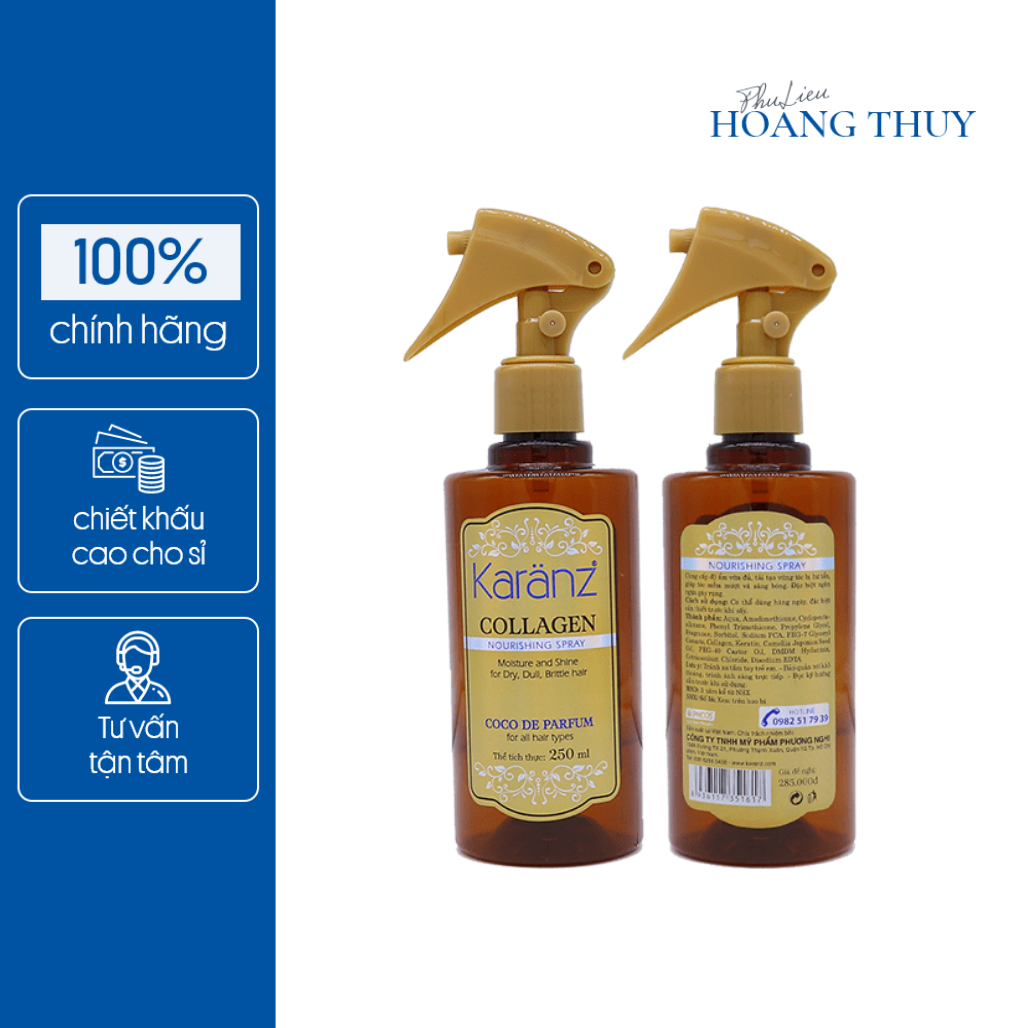 Xịt dưỡng tóc Collagen KARANZ (250ml)