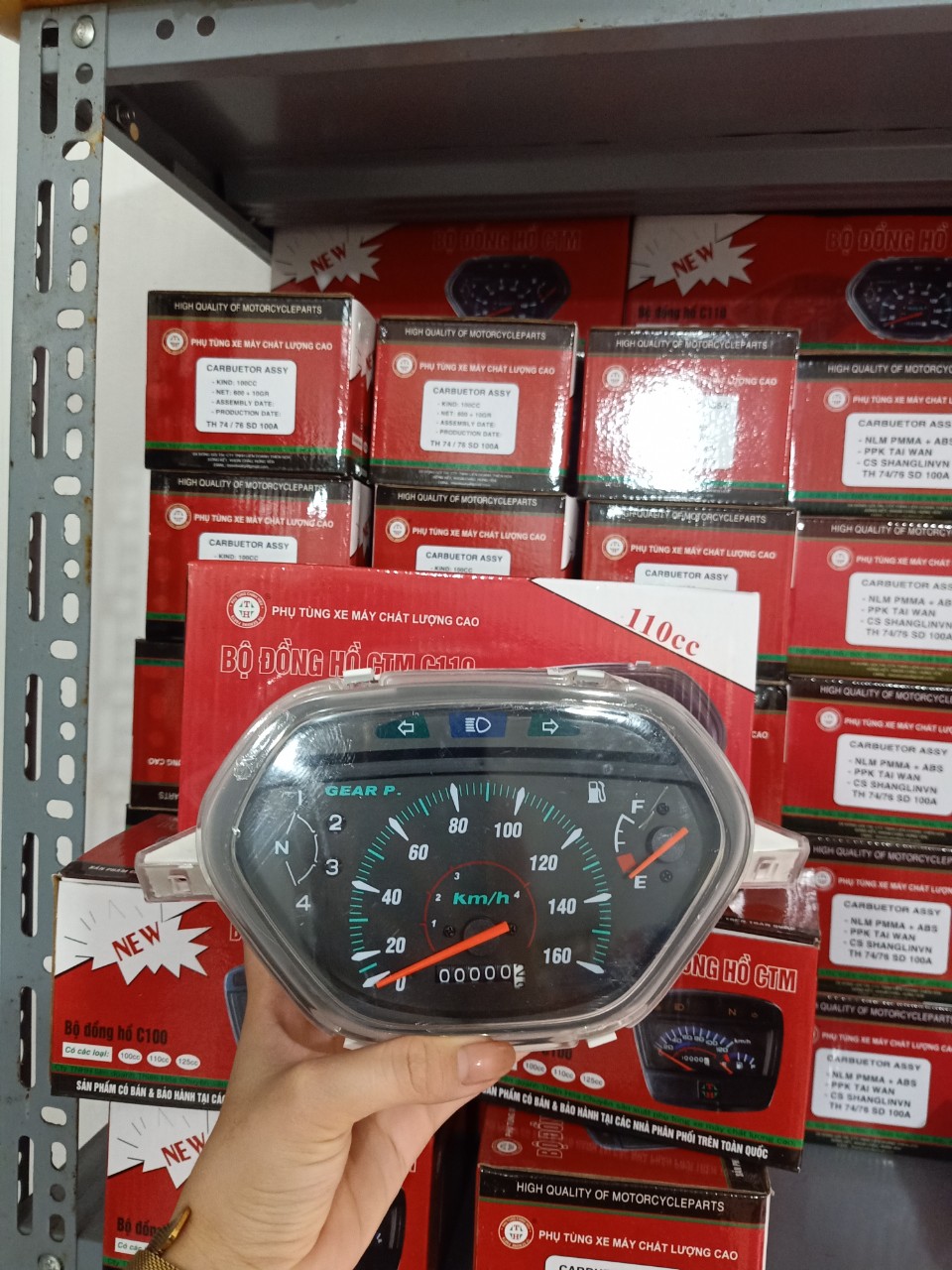 Đồng Hồ Công Tơ Mét (báo tốc độ) lắp xe Honda Wave
