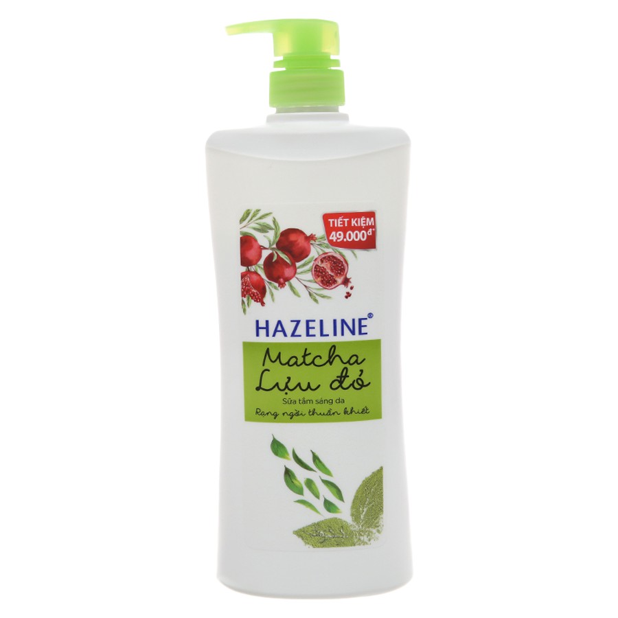 Sữa Tắm Dưỡng Sáng Da Hazeline Matcha Lựu Đỏ