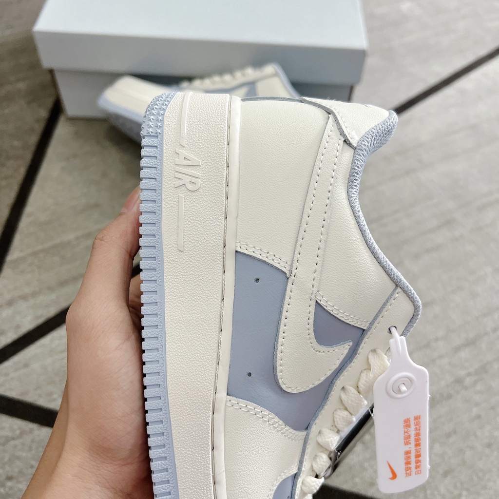 Giày Sneaker AF1 Khoai Môn, Giày thể thao Xanh Kem, Giày Air Force 1 Đủ Size Nam Nữ Full Box