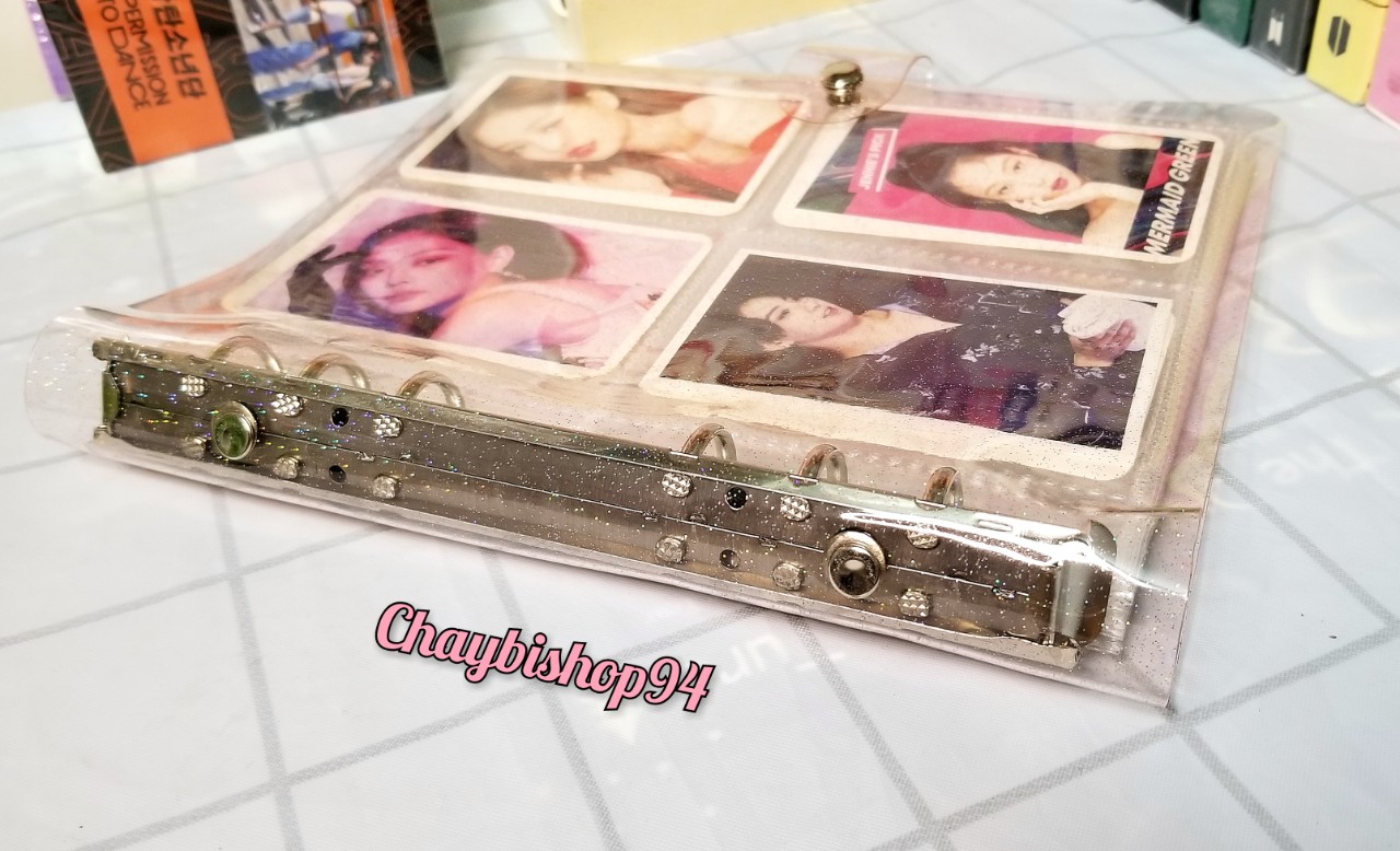 Binder bling đựng card (binder + 25 sheet đựng 200 card)