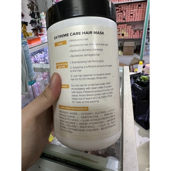 kem hấp dầu chăm sóc tóc 850ml