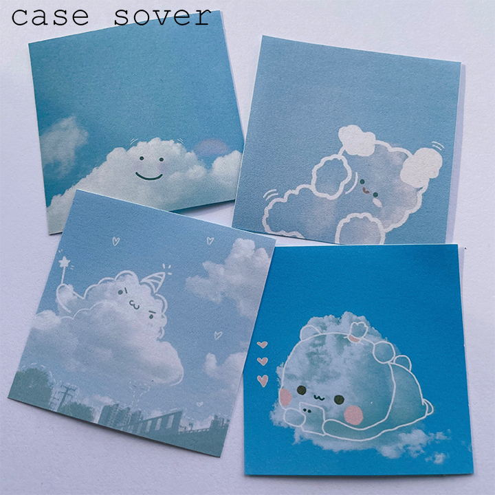 Set 15 Sticker Chủ Đề Cute Sky Trang Trí Sổ, Planner,... - Case Sover