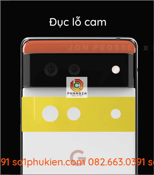 Dán camera Google Pixel 6 dẻo ppf bảo vệ