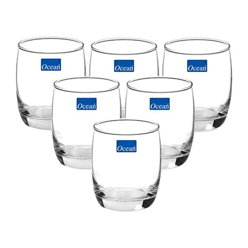 Bộ 6 Cốc Thủy Tinh Ivory Rock Ocean – B13009 – 265ml