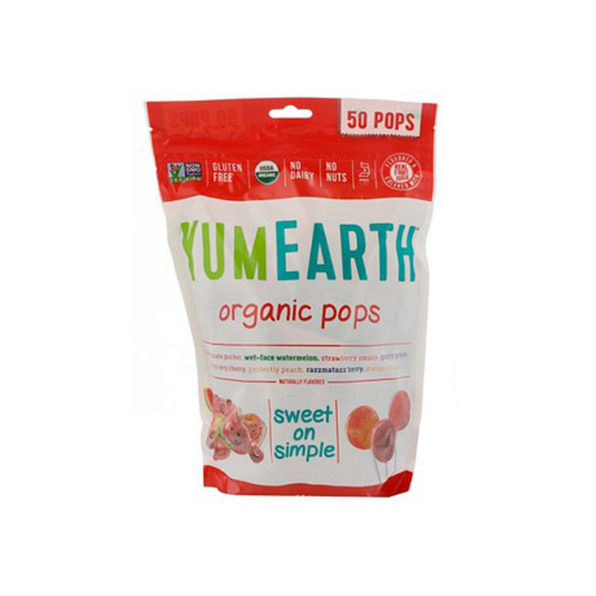 Kẹo mút hữu cơ Yumearth combo 2 cây