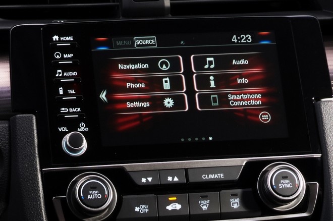 CIVIC BẢN L,G,RS 2018- 2020 Cường lực màn hình cảm ứng