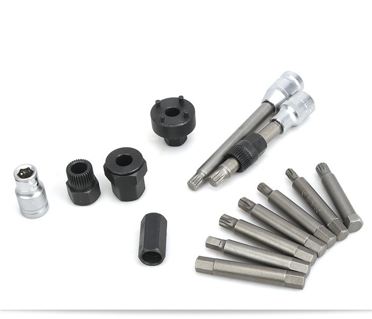 Bộ khẩu tháo puly máy phát 18 chi tiết