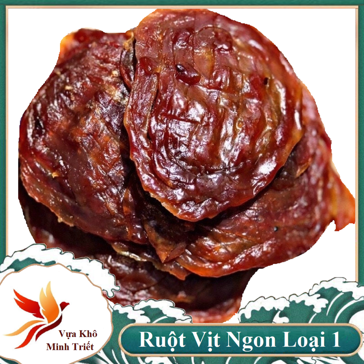 Khô ruột vịt - lạp ruột vịt 1kg ruột vịt cao cấp loại 1 vựa khô minh triết