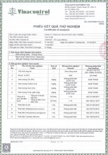 CỒN 70 ĐỘ (CHAI 1 LÍT) HỒ PHÁT DIỆT KHUẨN NHANH CHỐNG