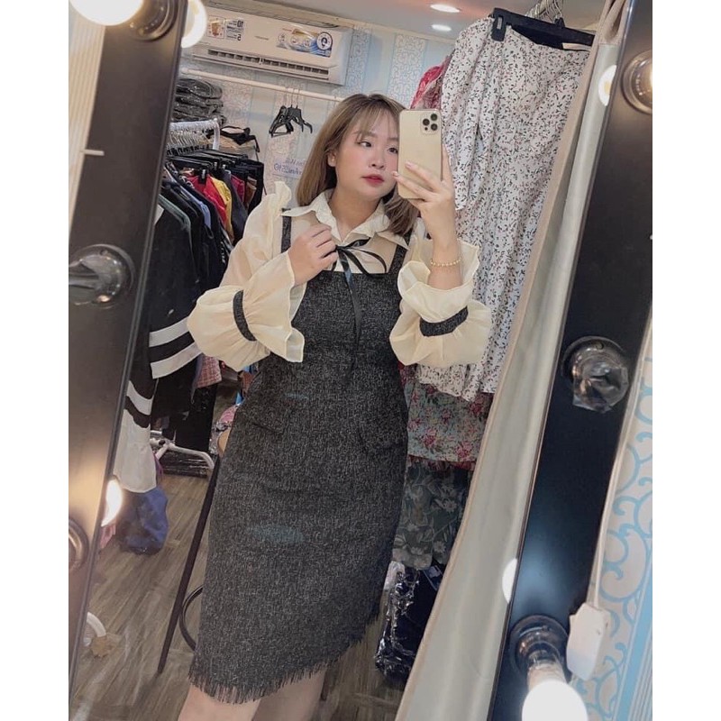[HCM]Đầm Tay Dài Bigsize 60-90Kg (Có Size)