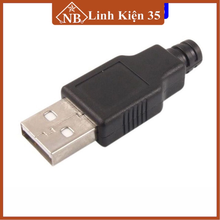 Đầu Jack cắm cổng USB A đực 4P
