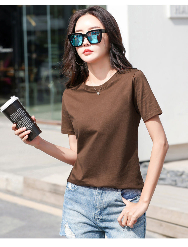 Áo thun nữ trơn form thời trang