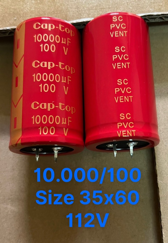 Tụ nguồn 100v 10000 uF Captop 35x60