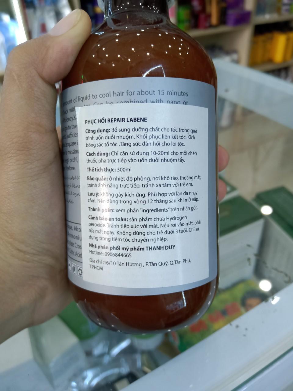 Tinh Dầu Bóng Tóc Labene Repair 300ml ( Kích Bóng)  1000ml