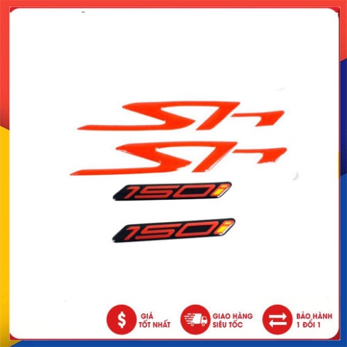 TEM NỔI CHỮ SH 150I ( KEO ĐỎ) - MT 2022
