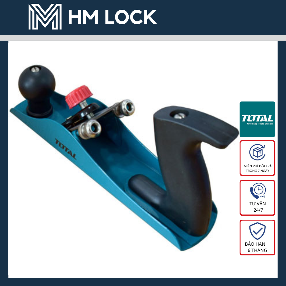 Bào gỗ cầm tay total dài 235mm - hàng chính hãng - tht9391 - hm lock
