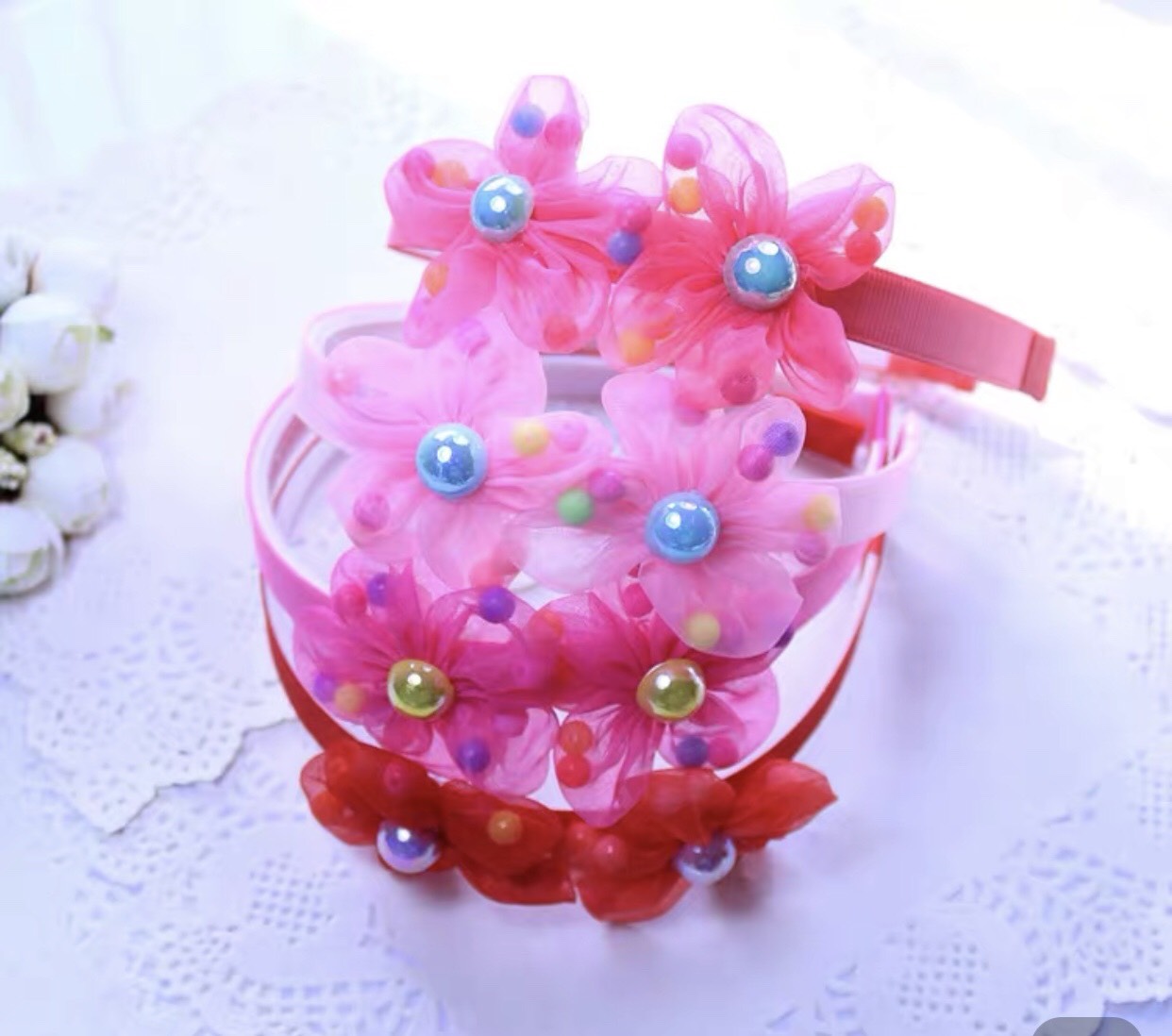 Sét 2 bờm cài tóc cho bé siêu xinh (nhiều mẫu)