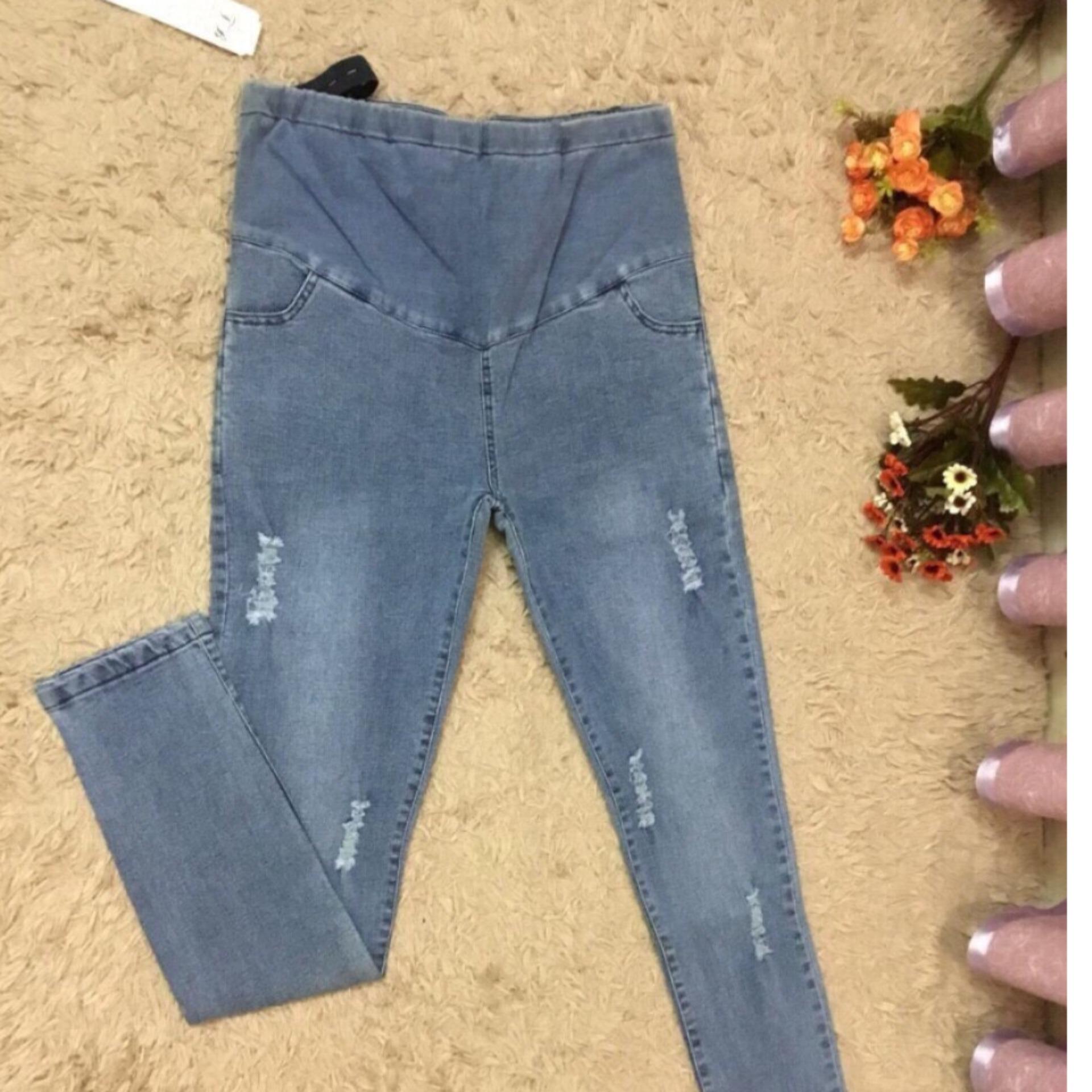 Quần jeans bầu thời trang