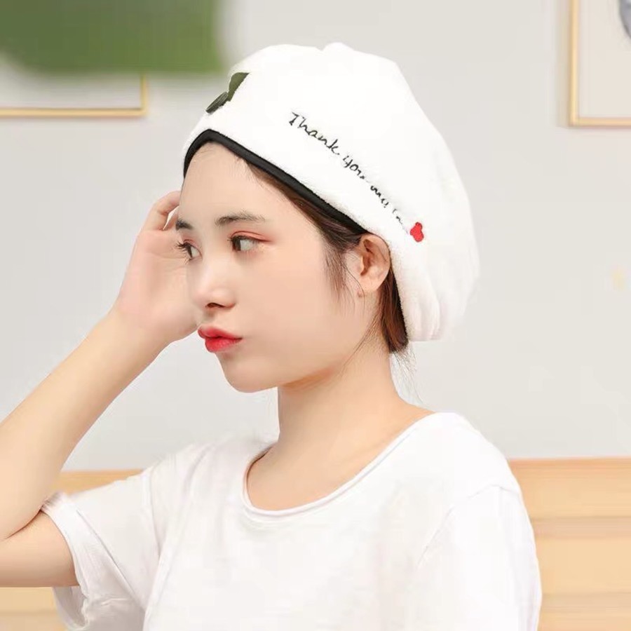 Khăn ủ tóc quấn hấp chăm sóc tóc cho bạn gái